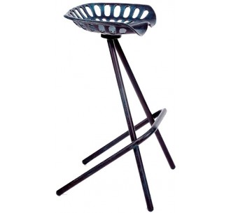 Aleta metal bar stool