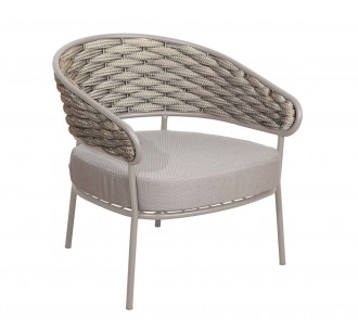 Grenada lounge armchair aluminium