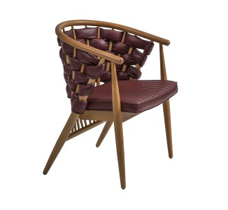 Fawn Plus wooden armchair