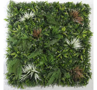 ARTIFICIAL FERN FOLIAGE COMBINED WITH BOXWOOD 100x100cm