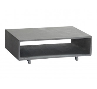 Swirl cement coffee table