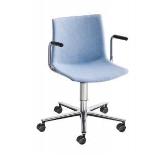 Kanvas T5R BR Front upholstered office armchair
