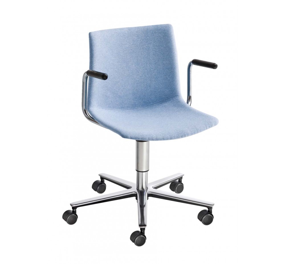 Kanvas T5R BR Front upholstered office armchair by Gaber | Avant Garde