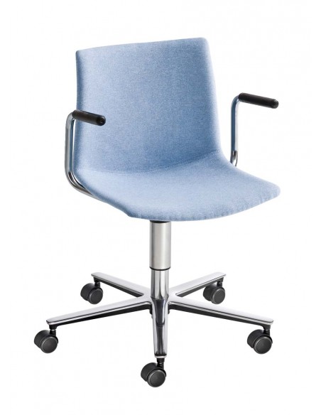 Kanvas T5R BR Front upholstered office armchair by Gaber | Avant Garde