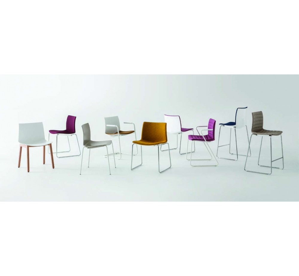 Kanvas 2 ST Front upholstered chair by Gaber | Avant Garde