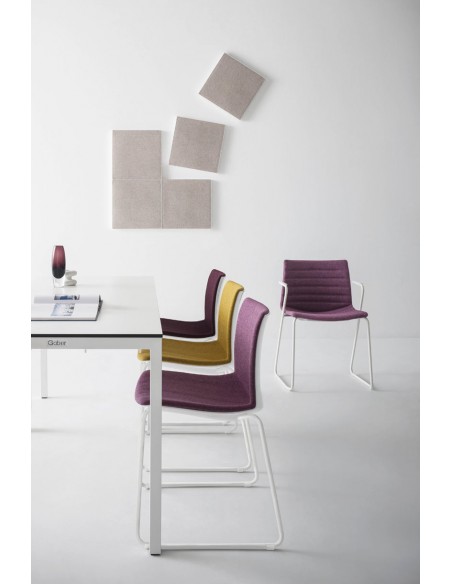 Kanvas 2 ST Full upholstered chair by Gaber | Avant Garde